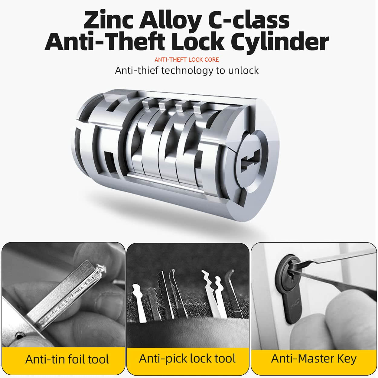 Thickened Anti-Cut U-Lock-5