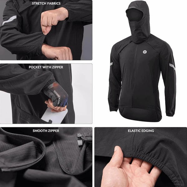Unisex 3-in-1 Detachable Cycling Jacket-4