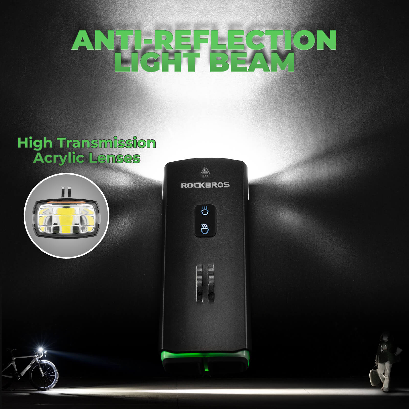 3000 Lumens Suspended Mount Bike Headlight-6