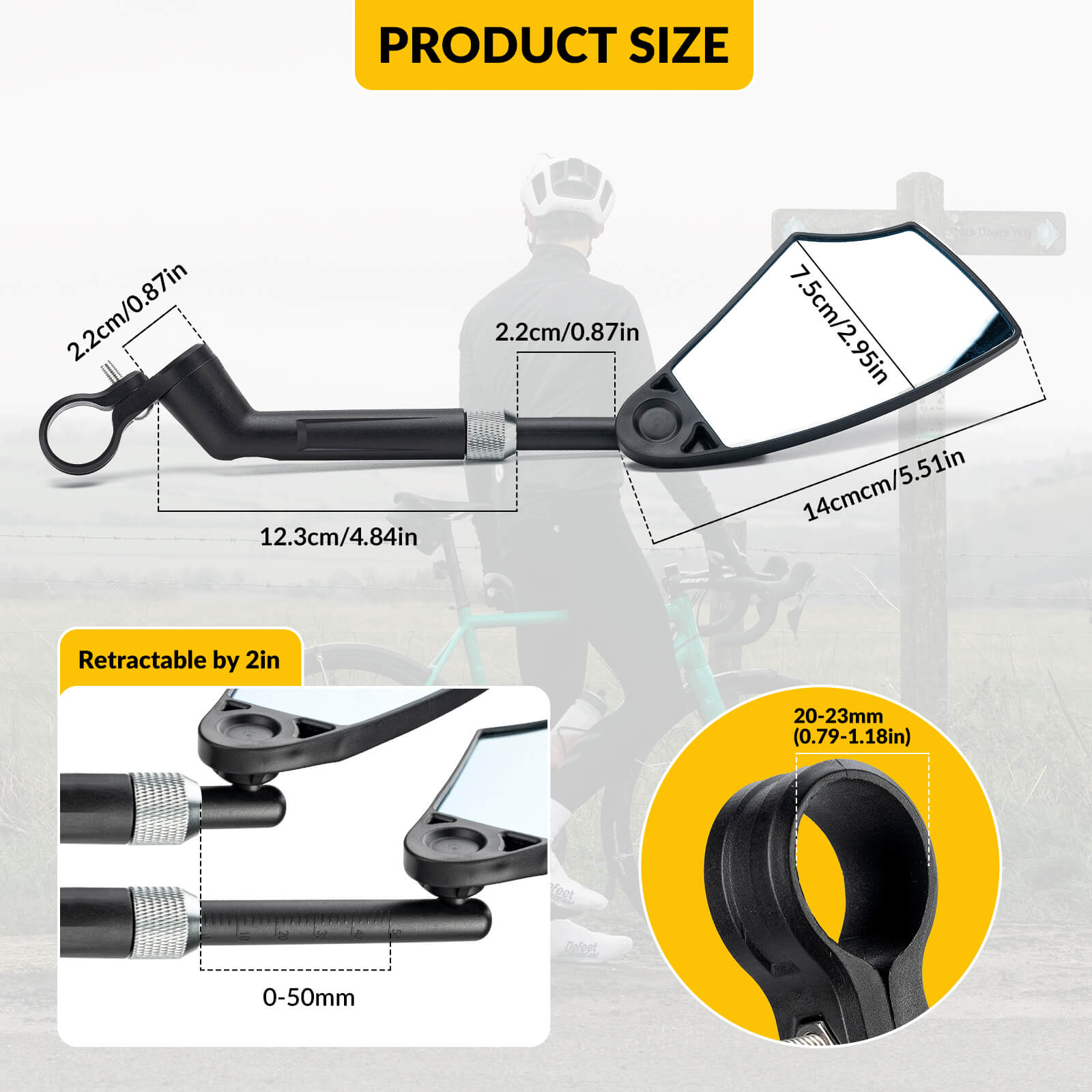 Anti-Glare Bike Mirror-8