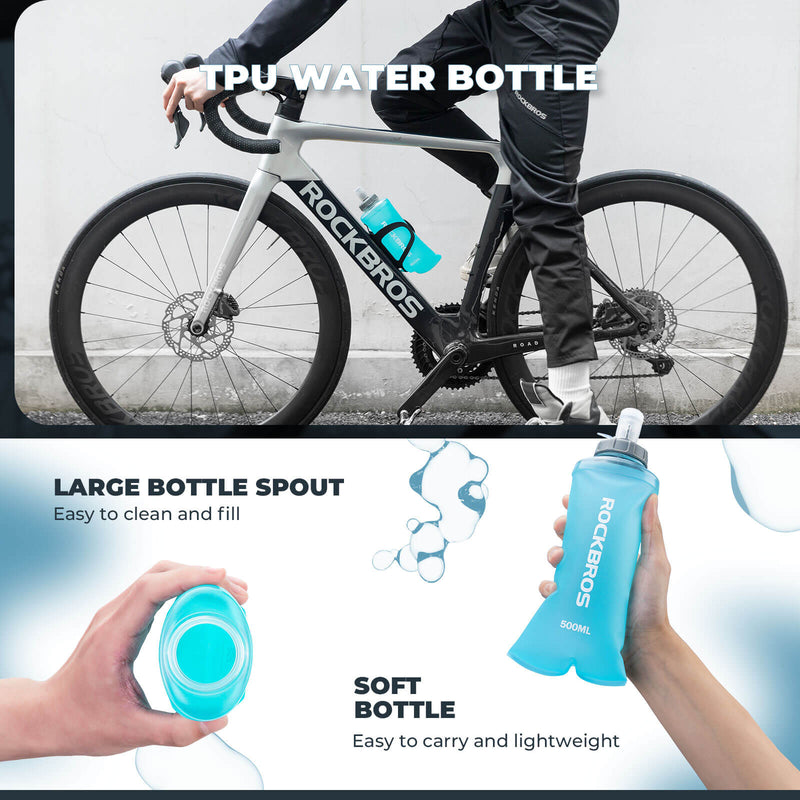 500ml Collapsible Water Bottle for Outdoor Use-3