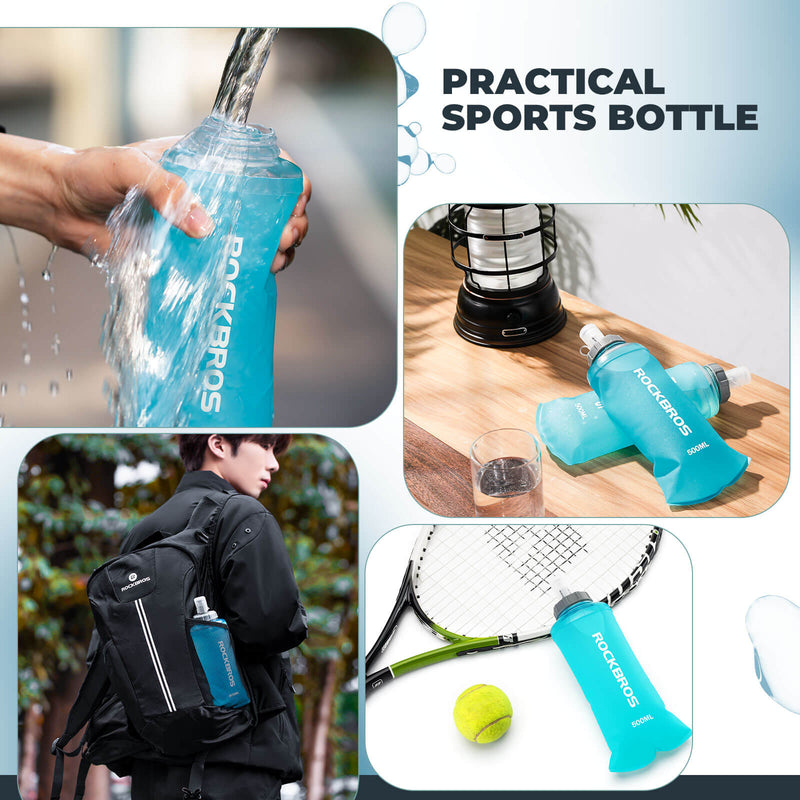 500ml Collapsible Water Bottle for Outdoor Use-6