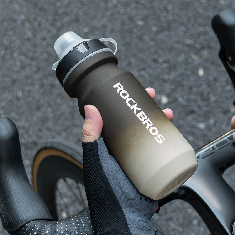 Bike Water Bottle with Soft-Touch Grip & Pull-Top Lid - 600/750ml-20