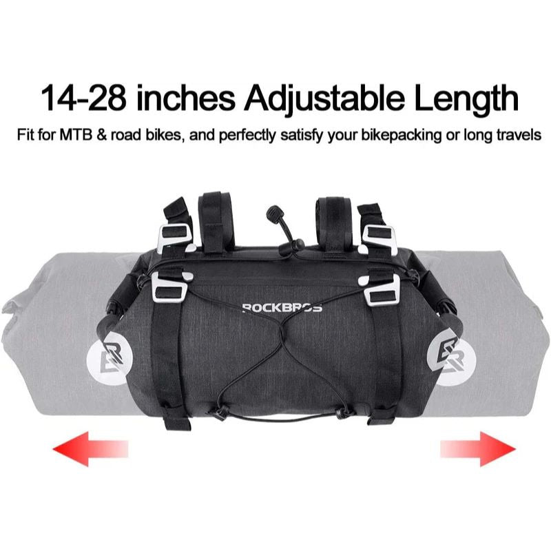Barrel-Shaped Waterproof Handlebar Bags - 7L-14L-3