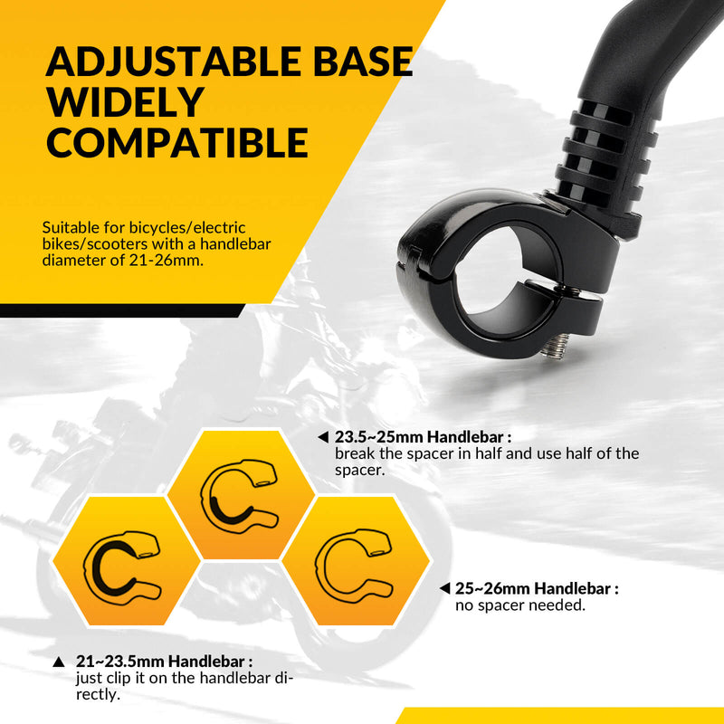 Adjustable Bike Handlebar Mirror-12