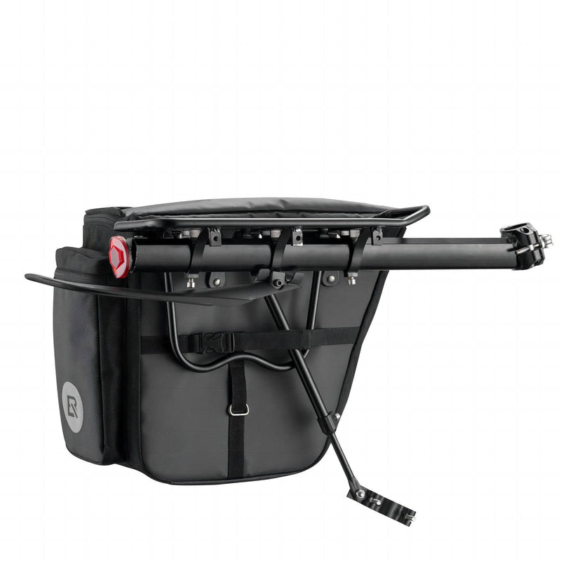 Rear Bicycle Cargo Rack with Mudguard Tool-Free Quick Install-4
