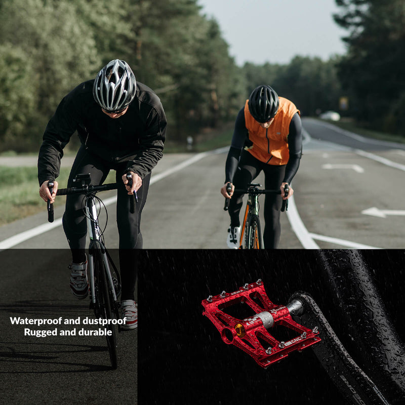 Aluminum Alloy 4 Bearings Mountain Bike Pedals-10