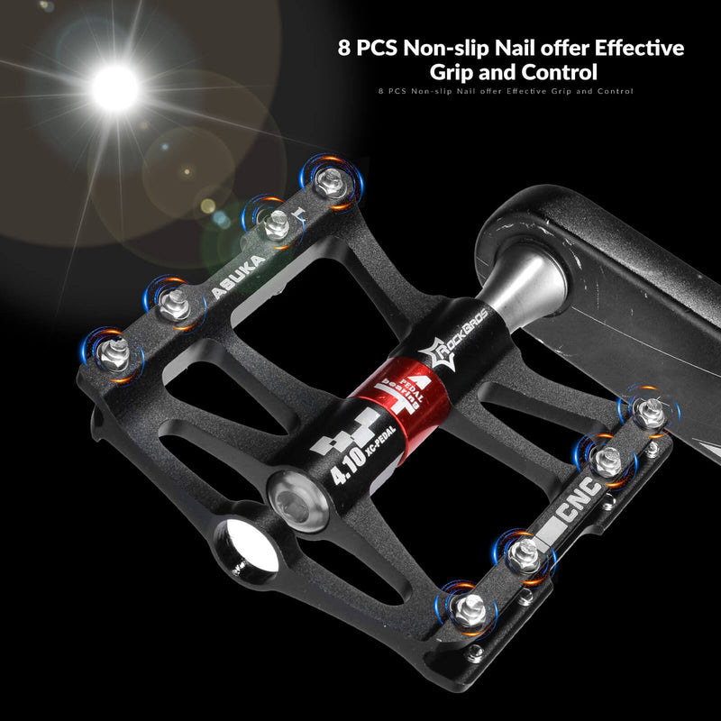 Aluminum Alloy 4 Bearings Mountain Bike Pedals-8