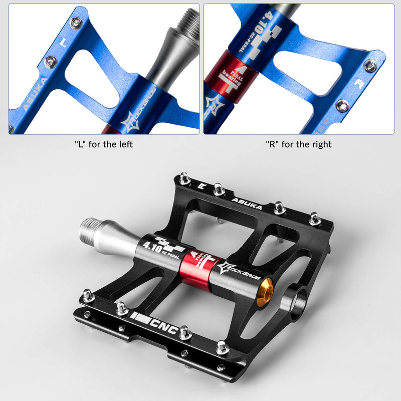 Aluminum Alloy 4 Bearings Mountain Bike Pedals-9