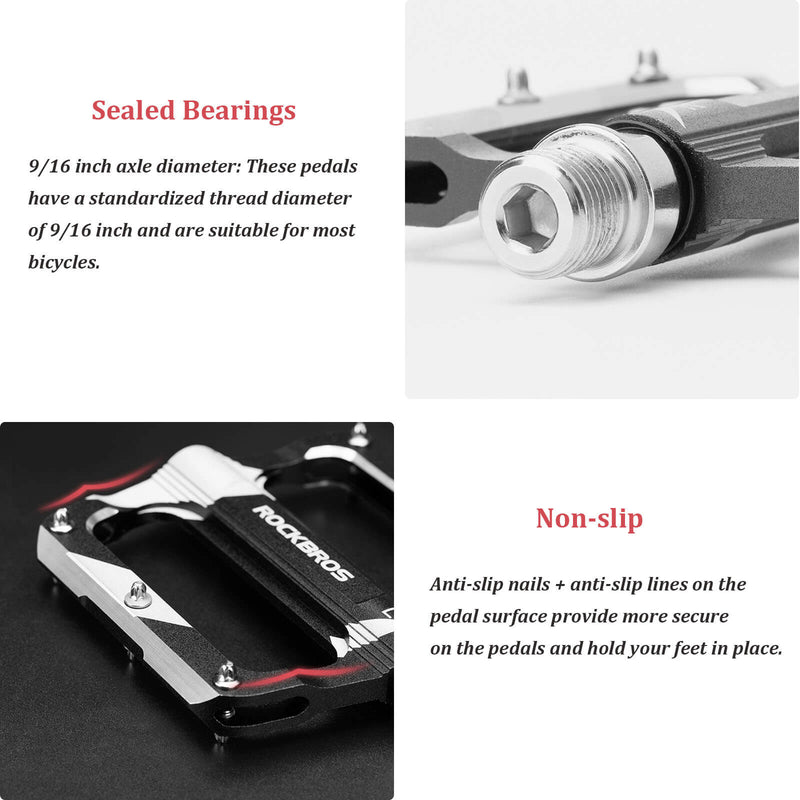 Aluminum Alloy Bearing Pedals - K306-9