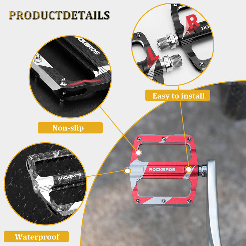 Aluminum Alloy Bearing Pedals - K306-6
