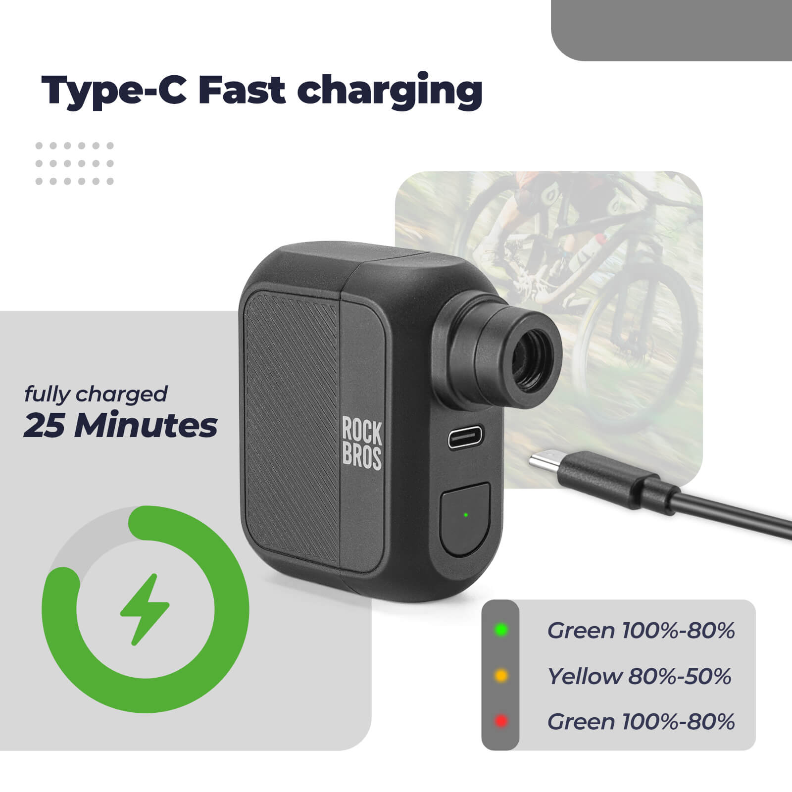 AS110 Mini Electric Air Pump – 100PSI Portable Bike Pump-4