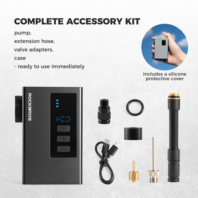 AS240 PRO Mini Electric Bike Pump-8