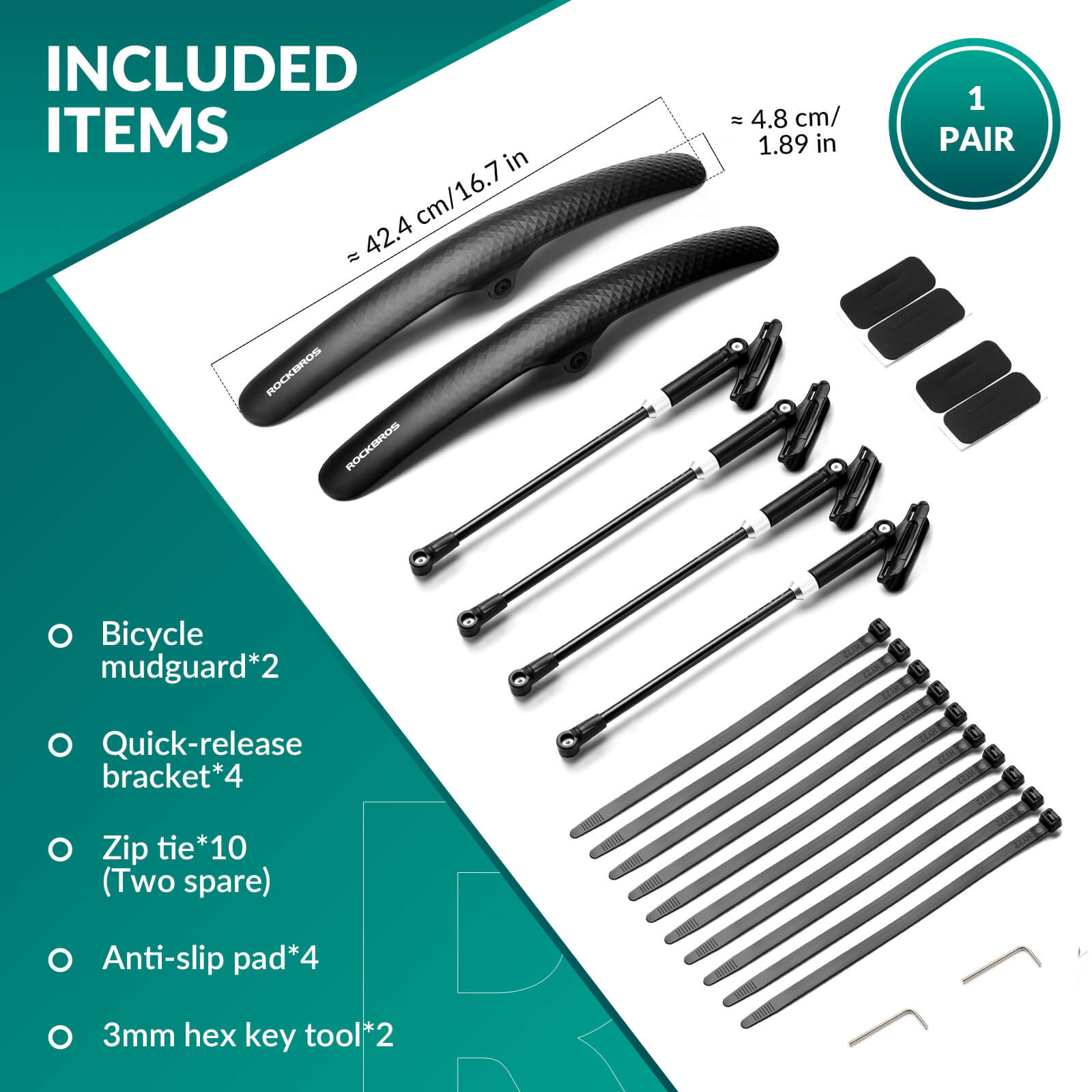 Bike Fenders for 700C Road Bikes – Quick-Release Mud Guards-11