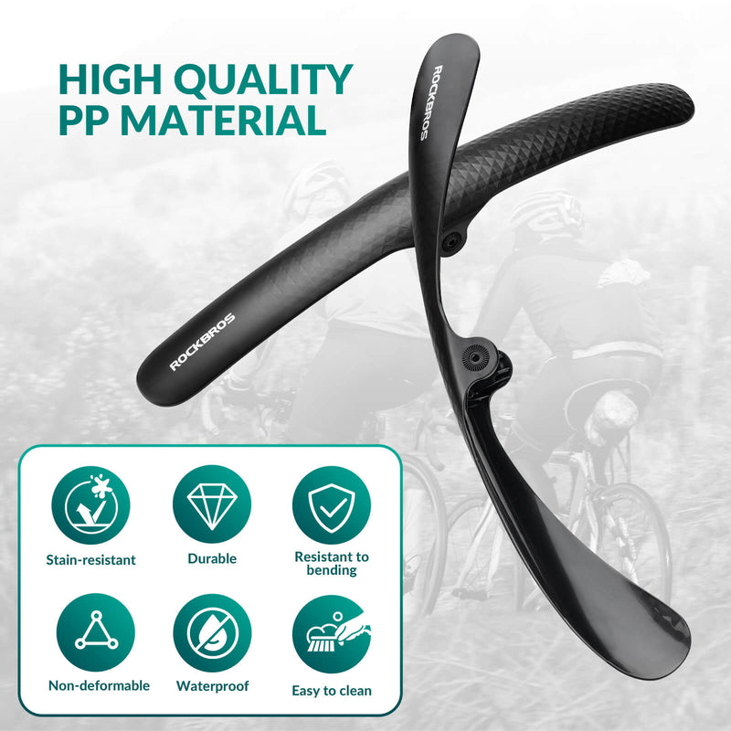 Bike Fenders for 700C Road Bikes – Quick-Release Mud Guards-9
