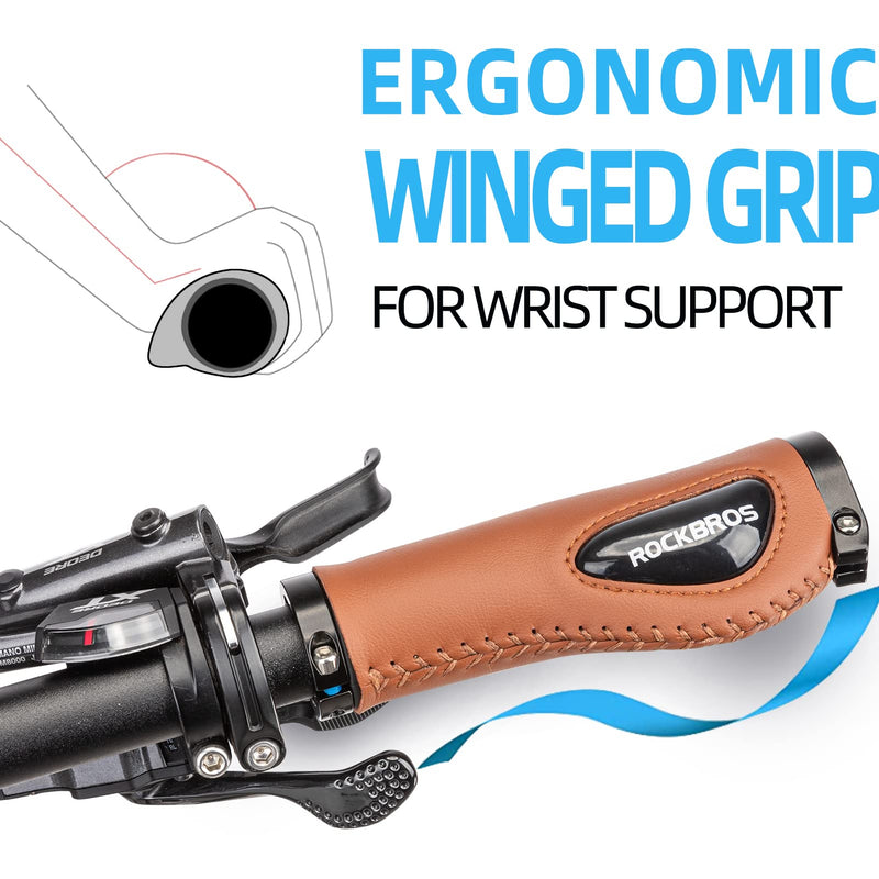 Bike Handle Grips Ergonomics Design Soft Gel Dual Lock-8