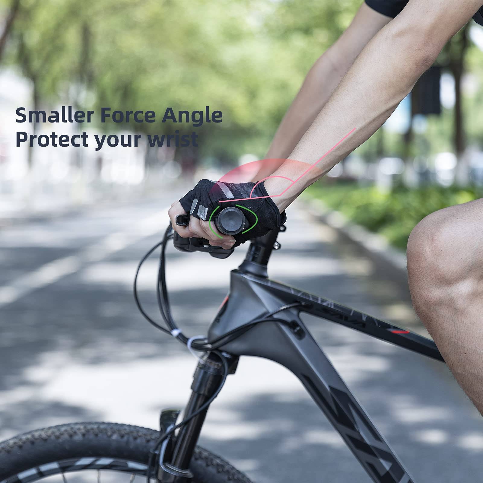 Bike Handle Grips with Double Lock-On Clamps – Aluminum Ends for MTB & BMX-17