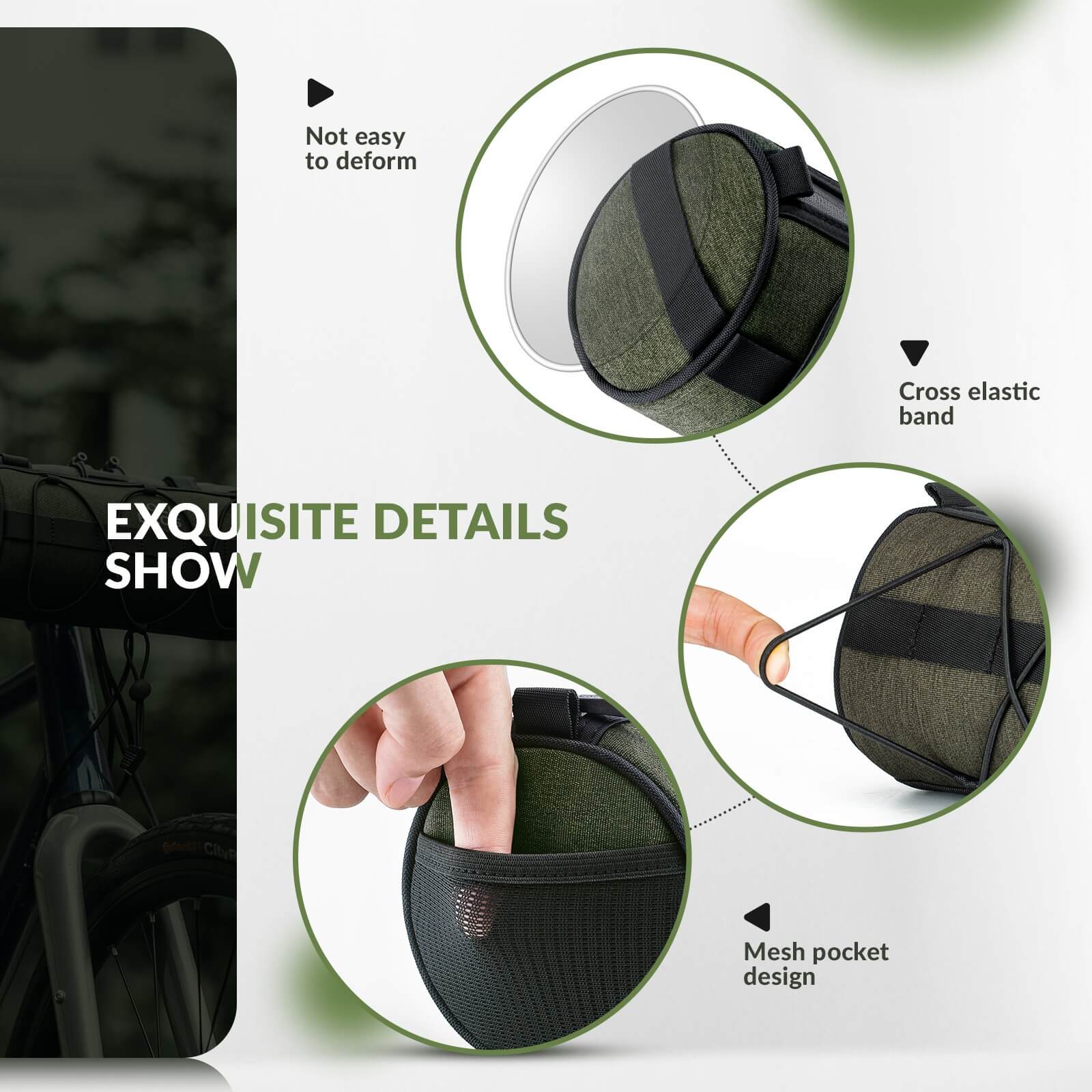 Bike Handlebar Roll Bag - 2L-4