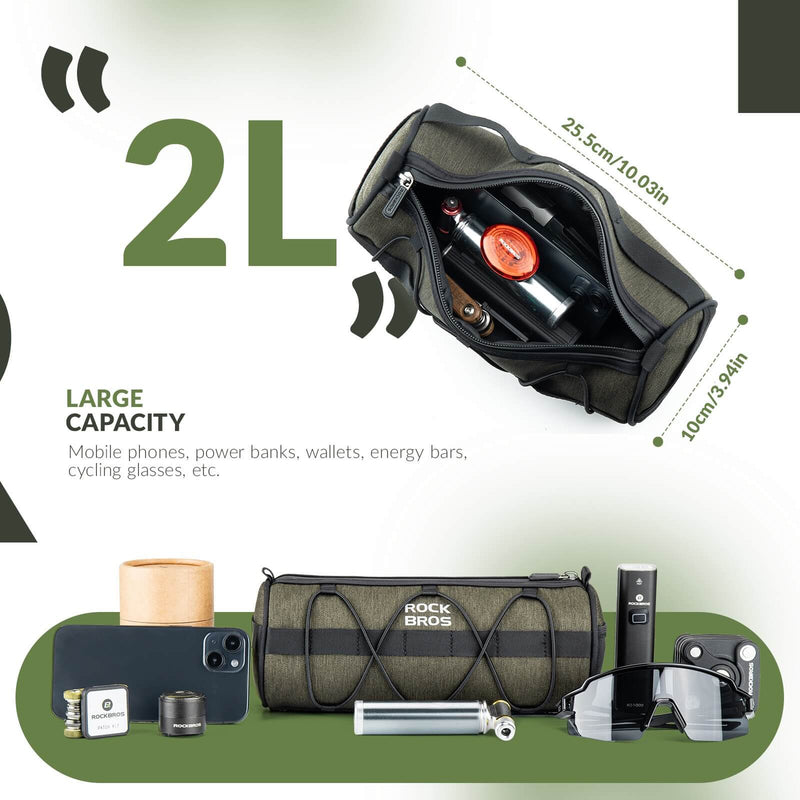 Bike Handlebar Roll Bag - 2L-2