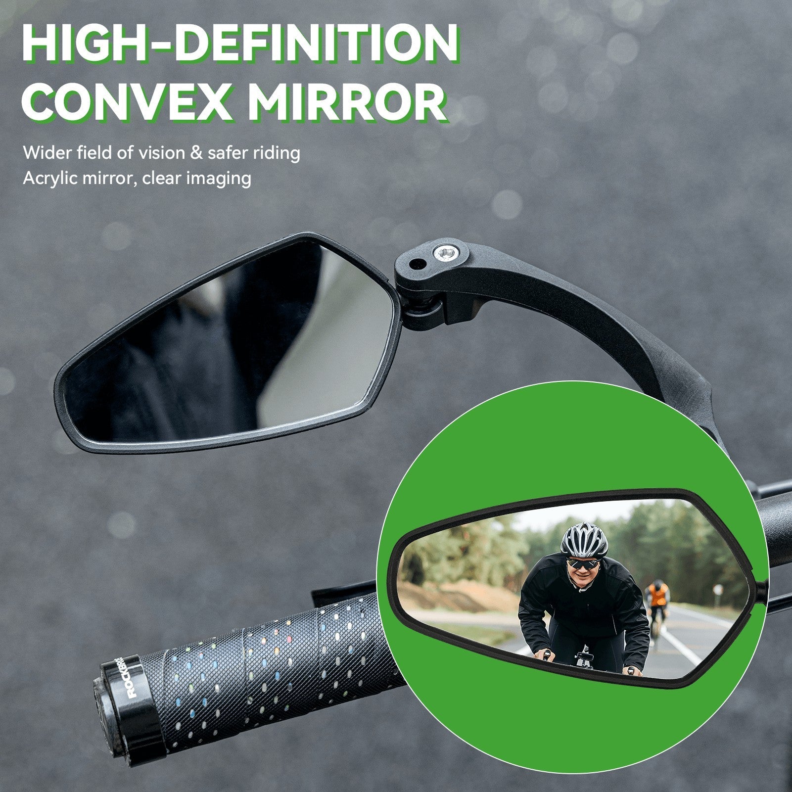 Bike Handlebar Rear View Mirror-14