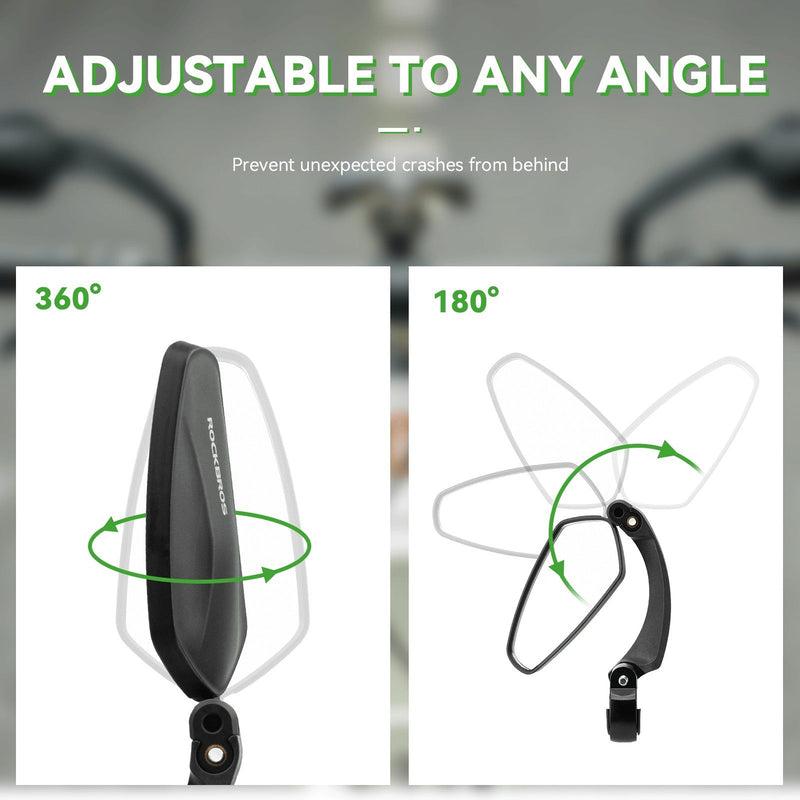 Bike Handlebar Rear View Mirror-18