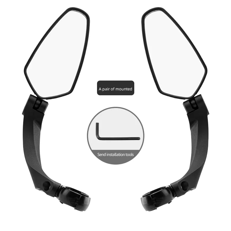 Bike Handlebar Rear View Mirror-5