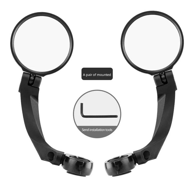 Bike Handlebar Rear View Mirror-8