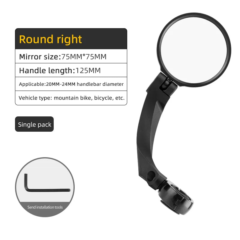 Bike Handlebar Rear View Mirror-6
