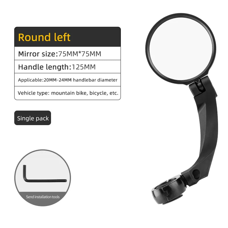 Bike Handlebar Rear View Mirror-7