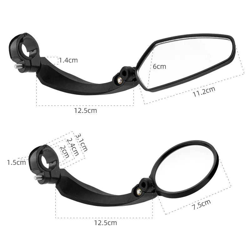 Bike Handlebar Rear View Mirror-9