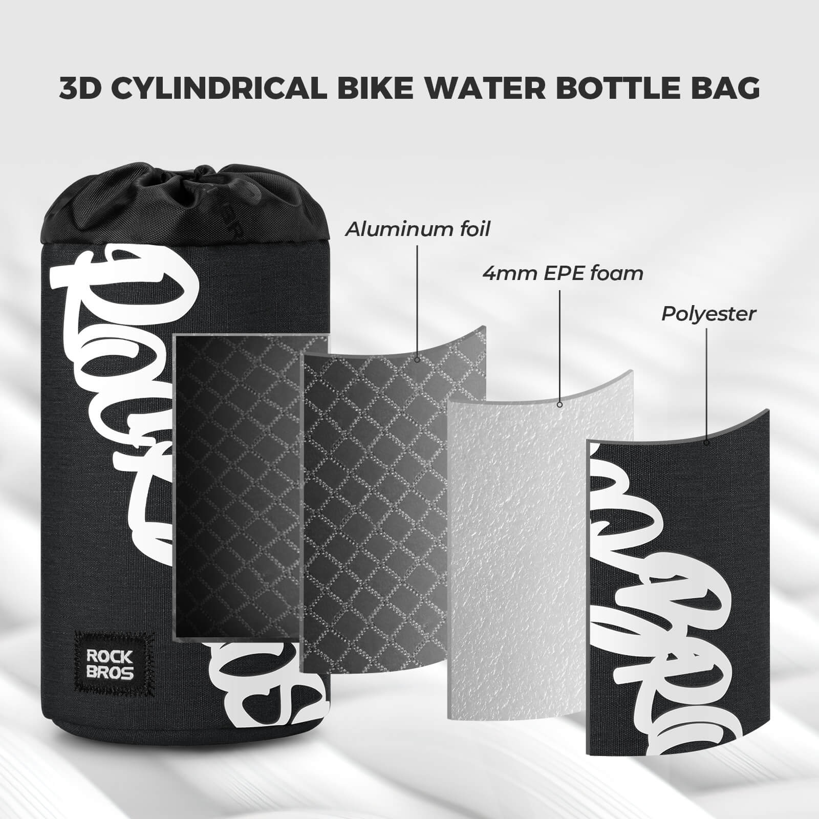 FlashRide Sketch Bike Handlebar Water Bottle Bag - 1L-12
