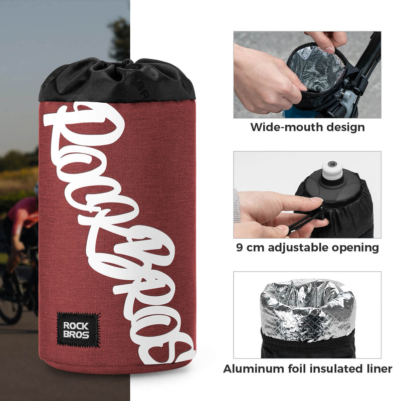 FlashRide Sketch Bike Handlebar Water Bottle Bag - 1L-13