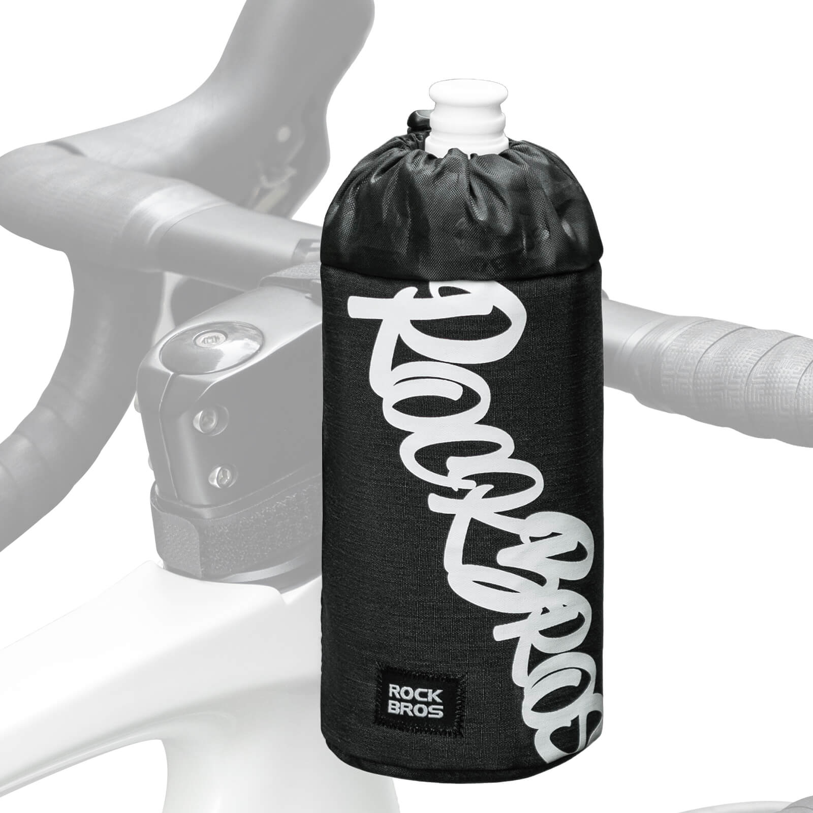 FlashRide Sketch Bike Handlebar Water Bottle Bag - 1L-4