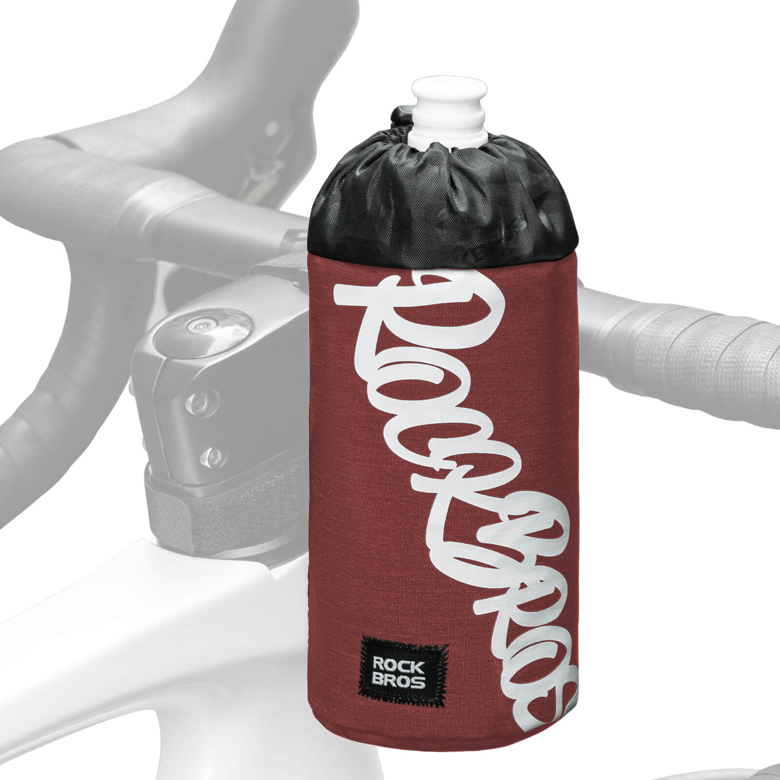 FlashRide Sketch Bike Handlebar Water Bottle Bag - 1L-5