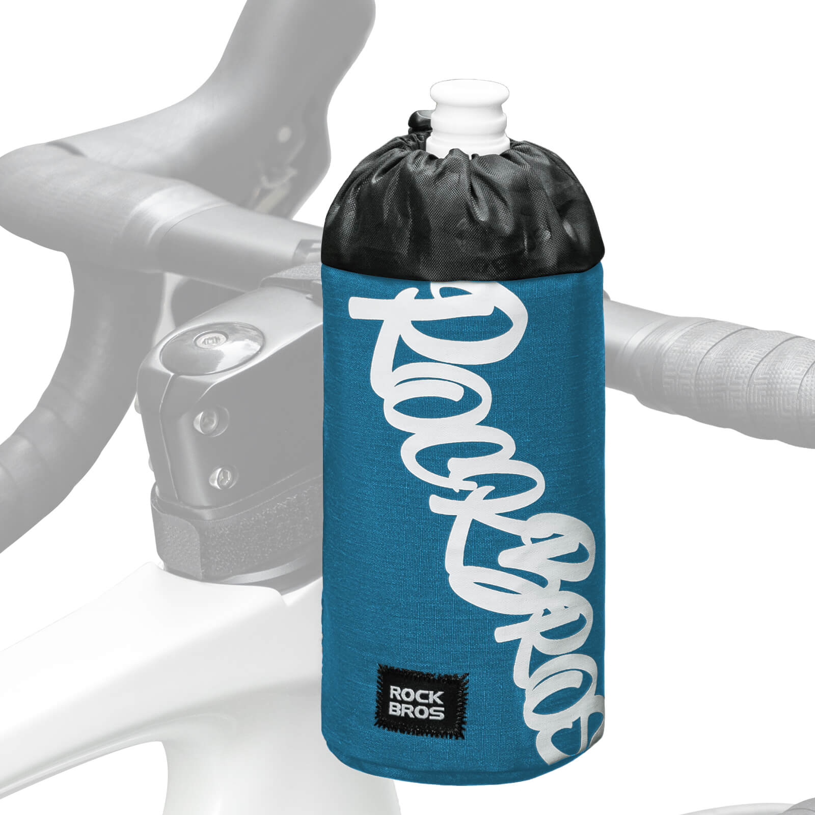 FlashRide Sketch Bike Handlebar Water Bottle Bag - 1L-6