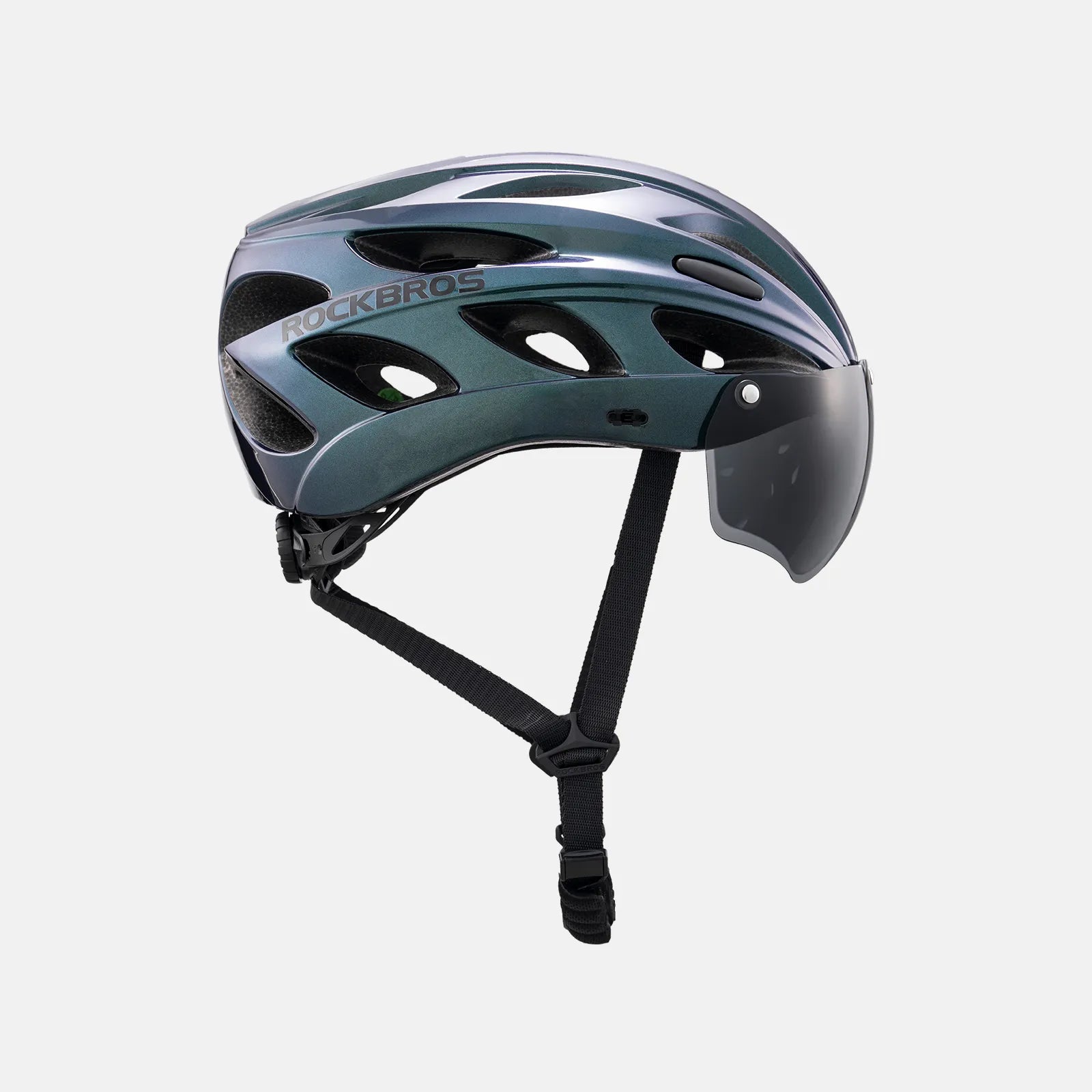 Pottier Bike Helmet with Visor and Goggles-18