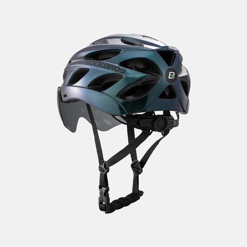 Pottier Bike Helmet with Visor and Goggles-20
