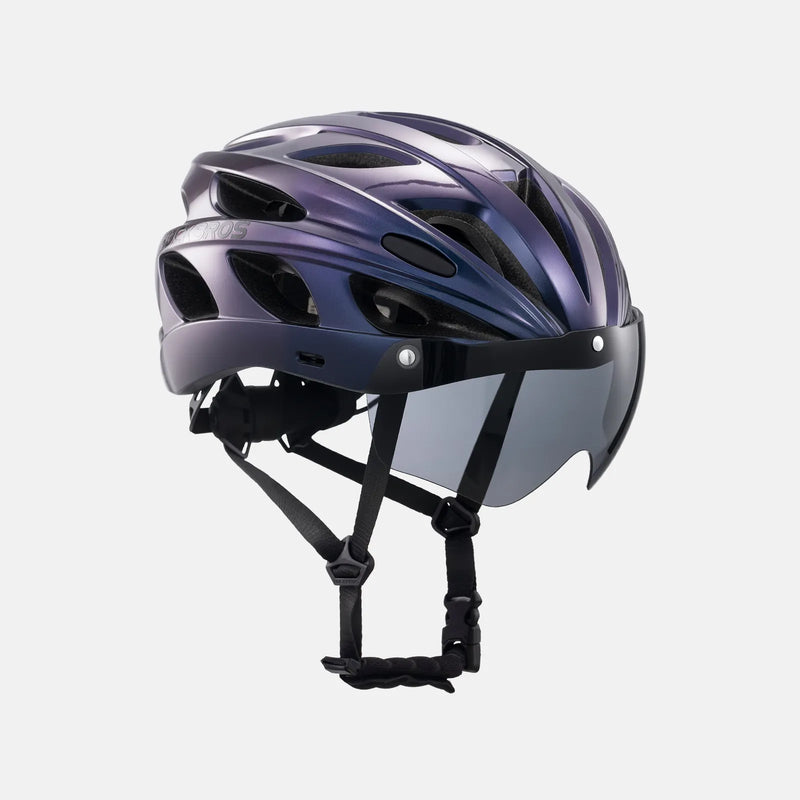 Pottier Bike Helmet with Visor and Goggles-27