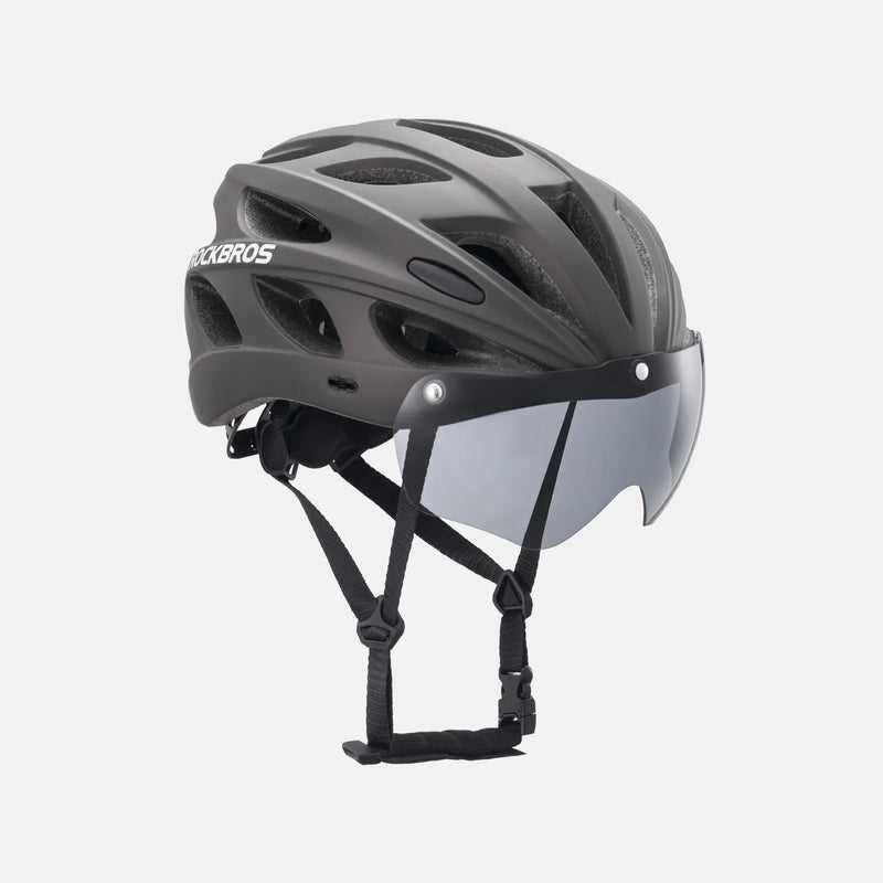 Pottier Bike Helmet with Visor and Goggles-3