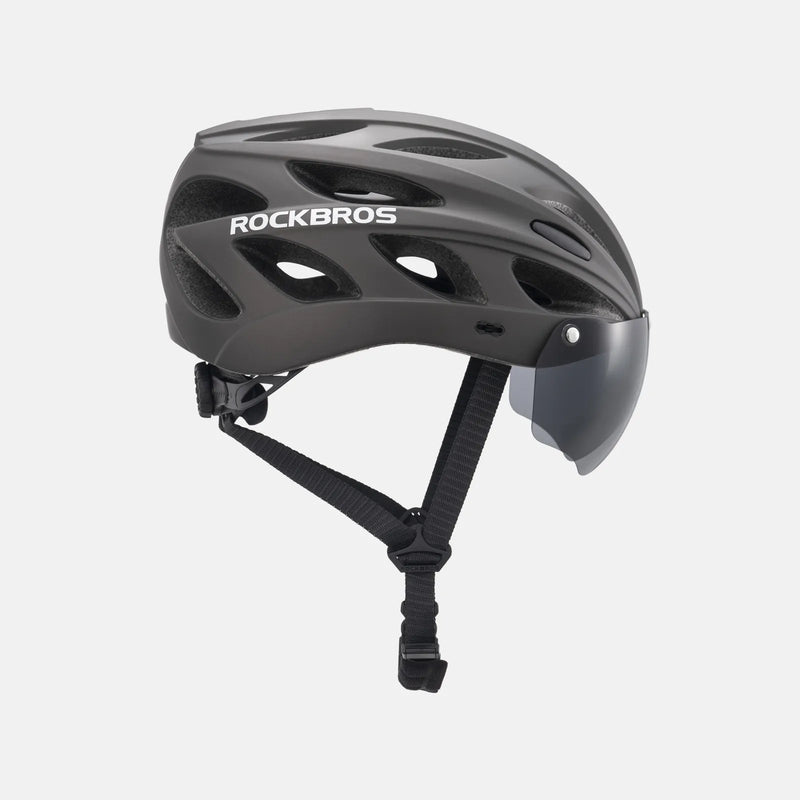 Pottier Bike Helmet with Visor and Goggles-2