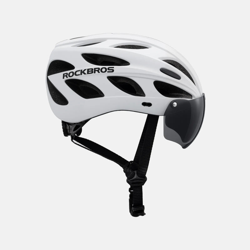 Pottier Bike Helmet with Visor and Goggles-50