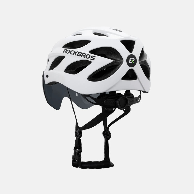 Pottier Bike Helmet with Visor and Goggles-52