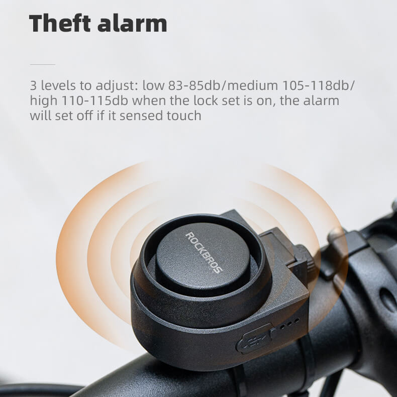 Wireless Bike Horn & Anti-Theft Alarm-4