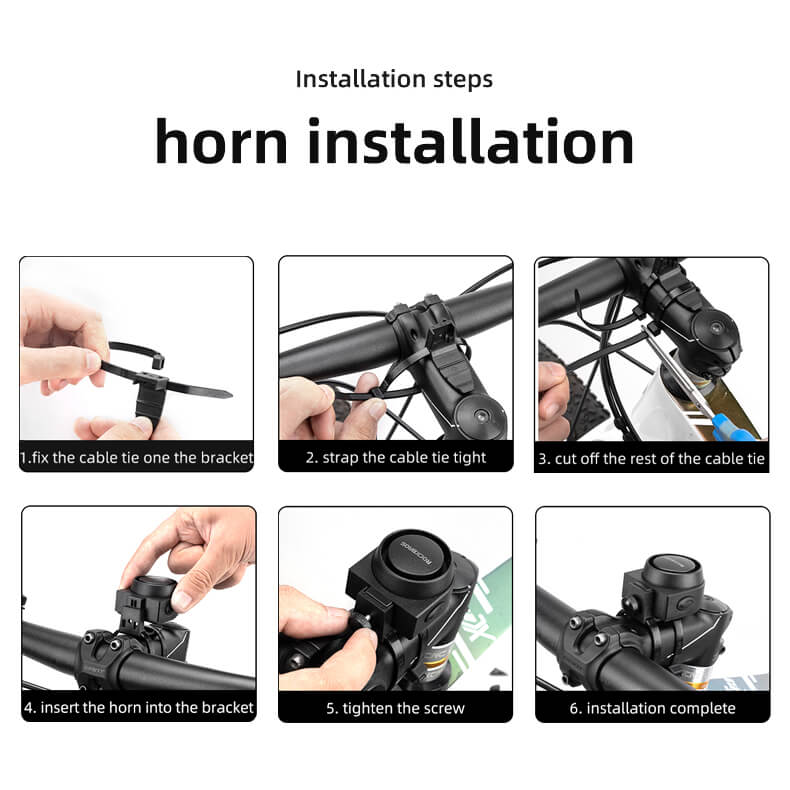 Wireless Bike Horn & Anti-Theft Alarm-11