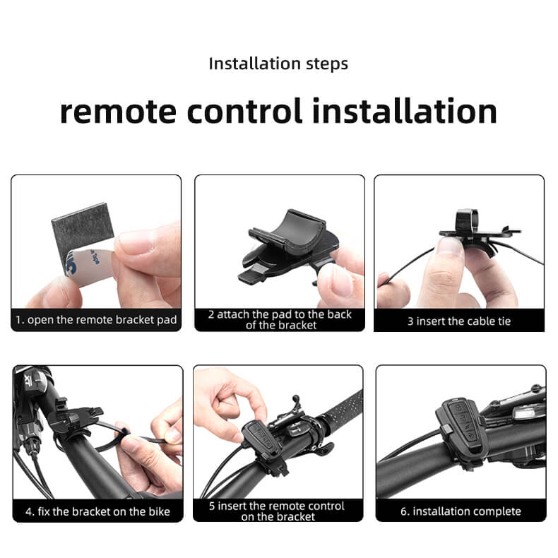 Wireless Bike Horn & Anti-Theft Alarm-12