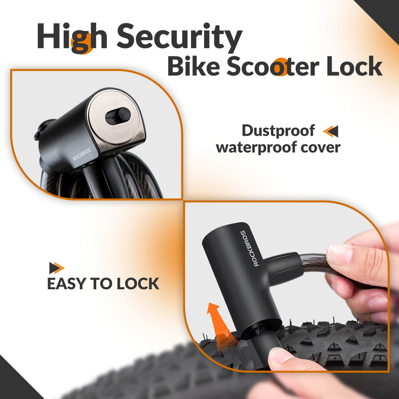 Bike Lock with Key-6