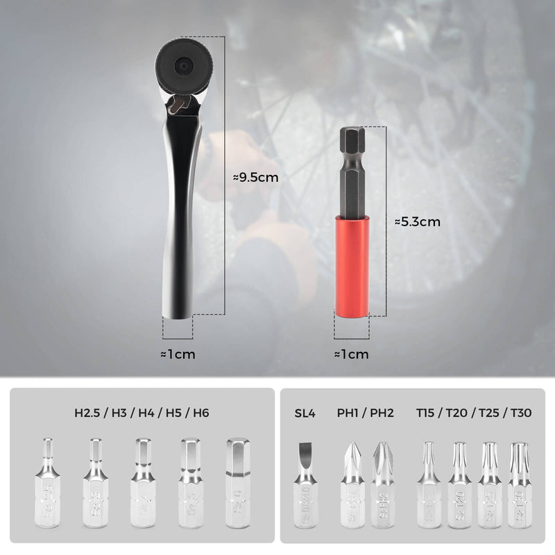 Bike Mini Ratchet Tool Set-7