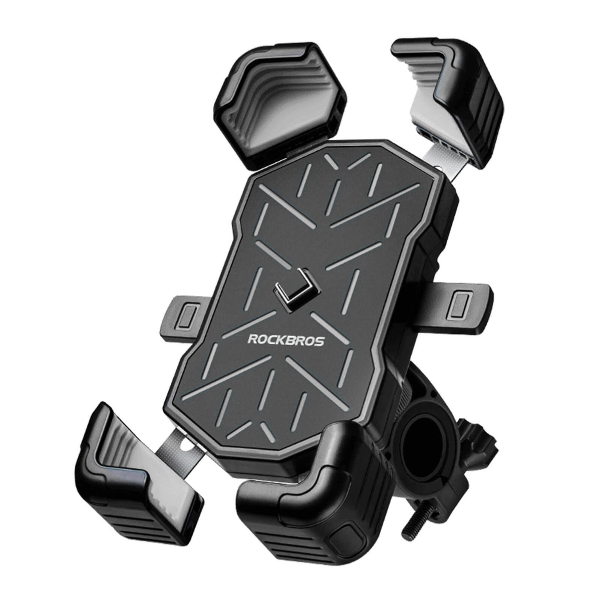 ROCKBROS Bike Phone Holder Mount Clamp 360 Rotatable Motorcycle Mount - ridemart
