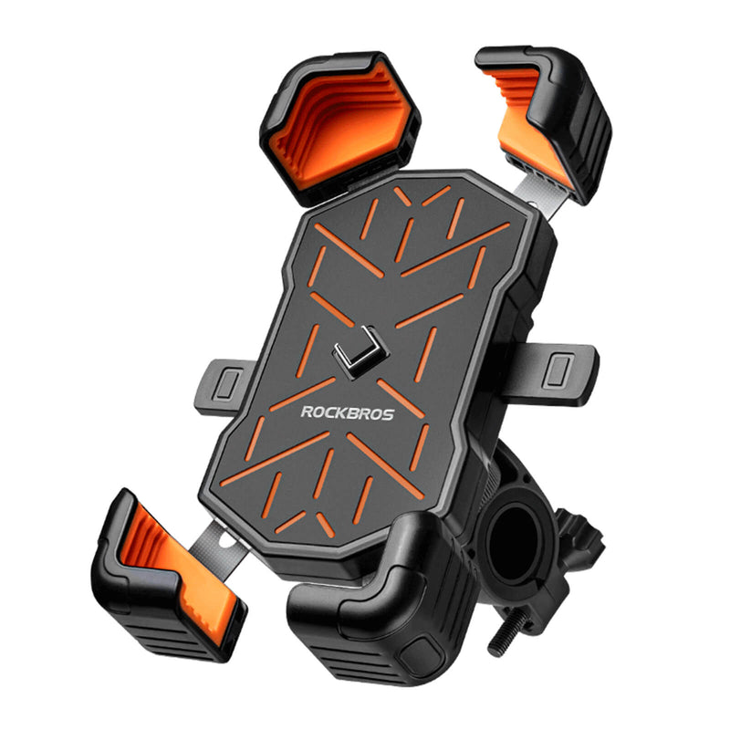 ROCKBROS Bike Phone Holder Mount Clamp 360 Rotatable Motorcycle Mount-1