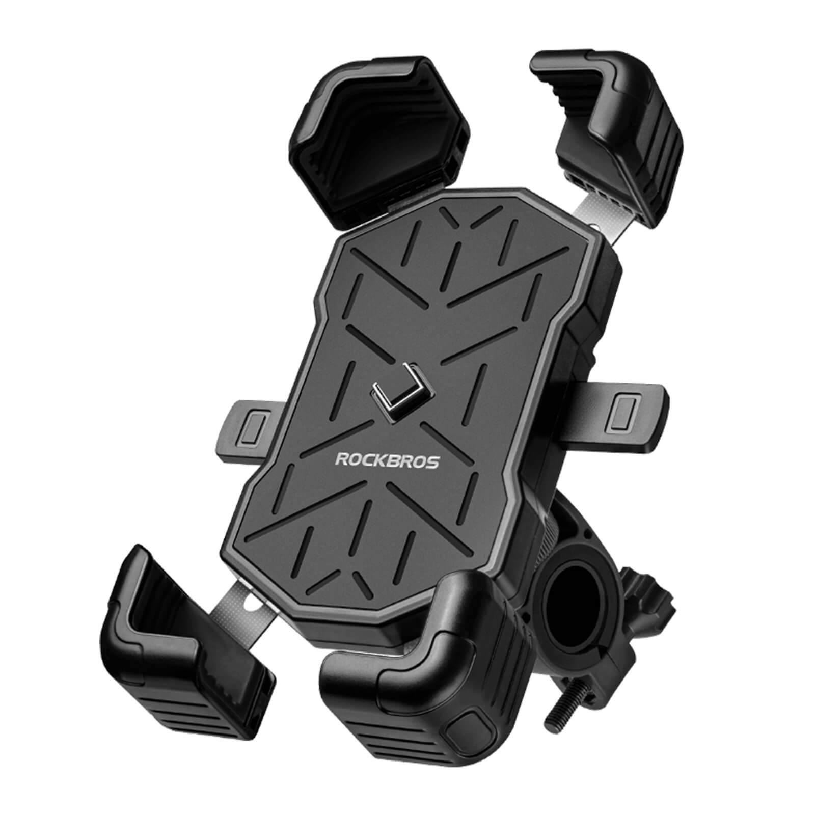 ROCKBROS Bike Phone Holder Mount Clamp 360 Rotatable Motorcycle Mount-2